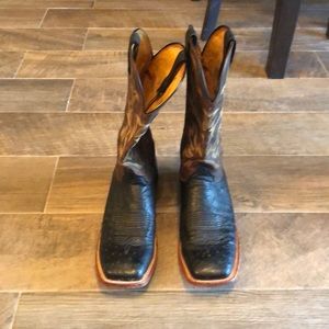 Justin 10.5 D Ostrich Boots